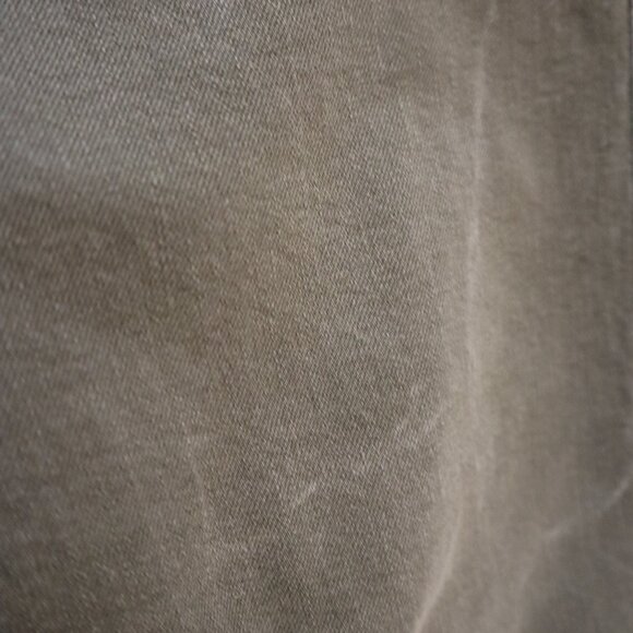 Brunello Cucinelli Monili Precious Jeans Army Green Denim Crop Raw Edge Size 8 - Picture 10 of 10